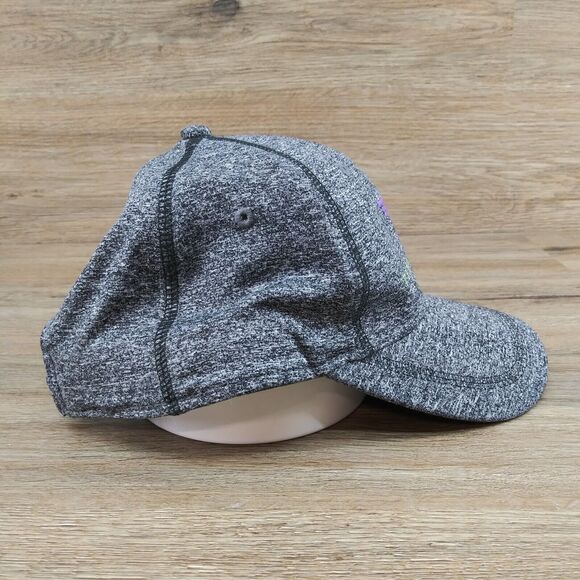 Pilot Bank Hat Gray Purple Logo Adjustable Baseball Cap - Picture 6 of 11